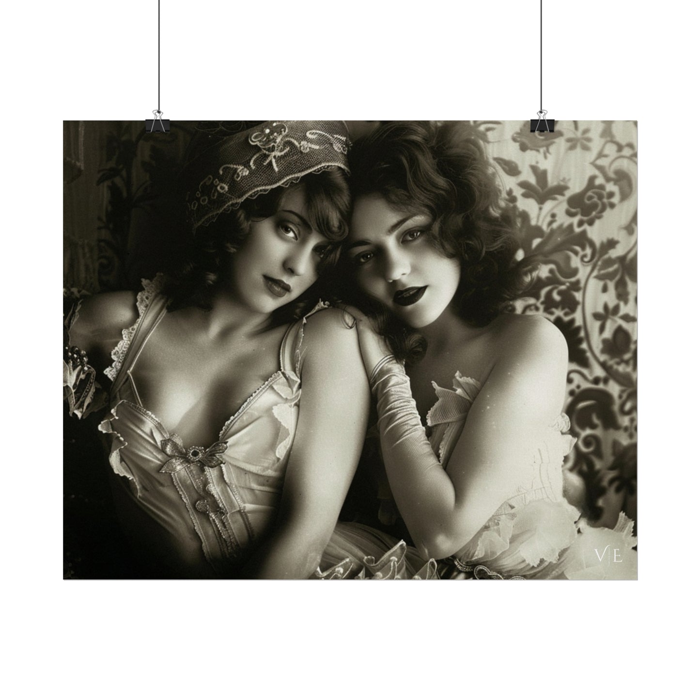 Beautiful Ladies - Vintage Erotica Lingerie Poster