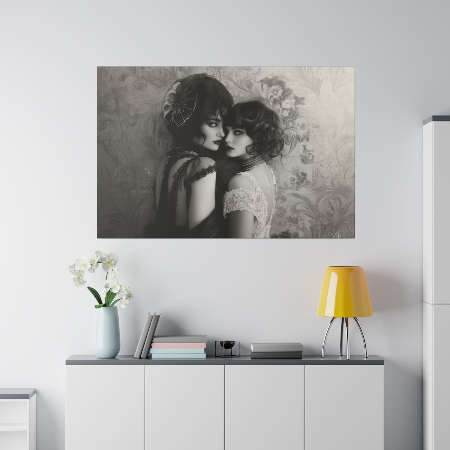 Timeless Love - Vintage Lesbian Erotica Canvas