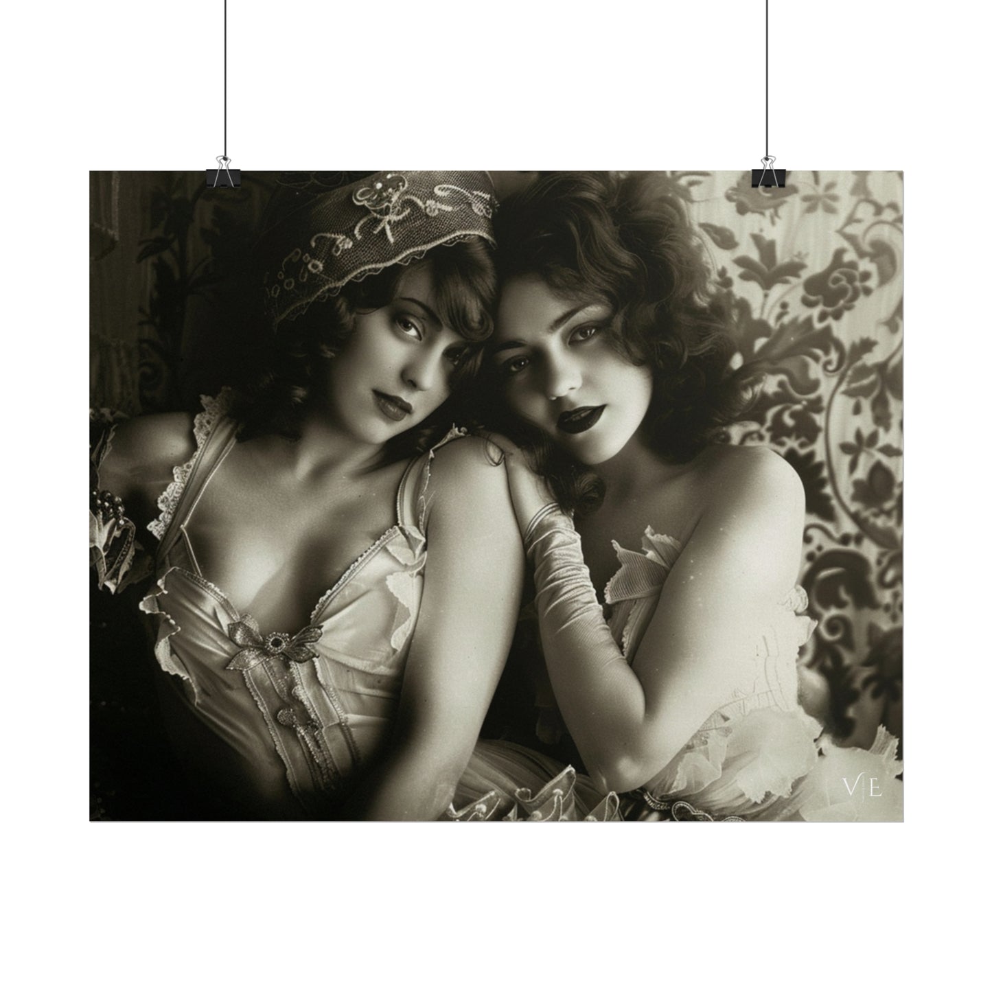 Beautiful Ladies - Vintage Erotica Lingerie Poster