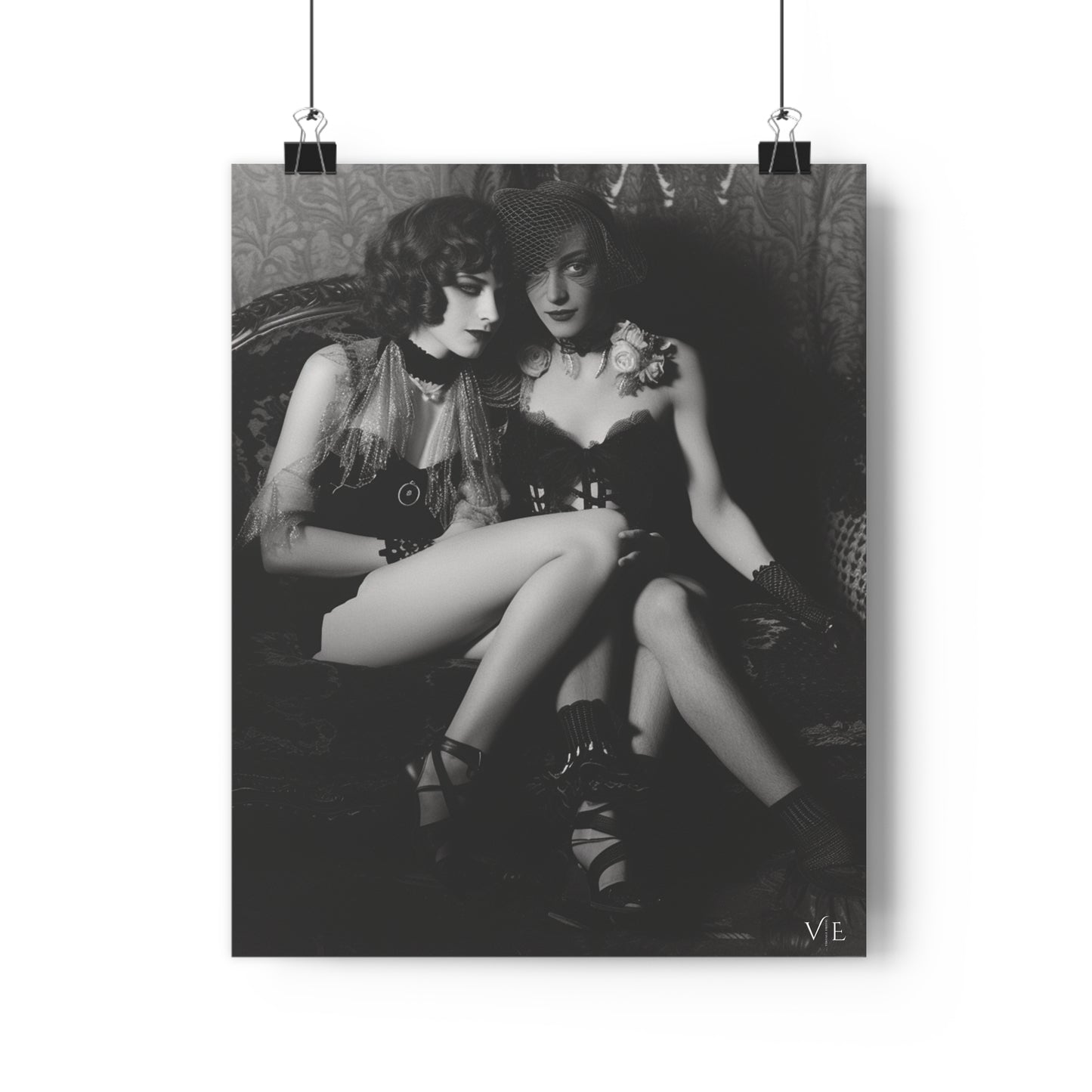 Two Lovelies - Classic Gay Erotic Art Poster