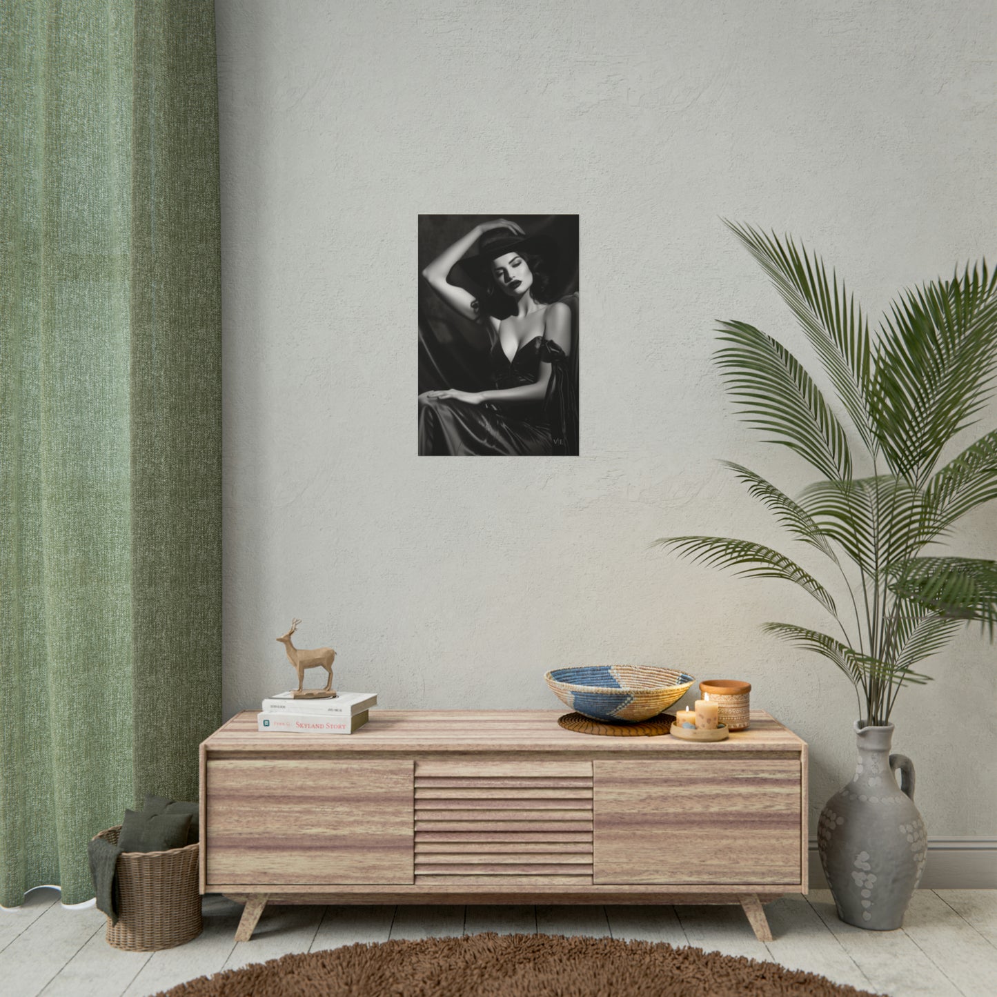 Bygone Beauty Vintage Art Poster