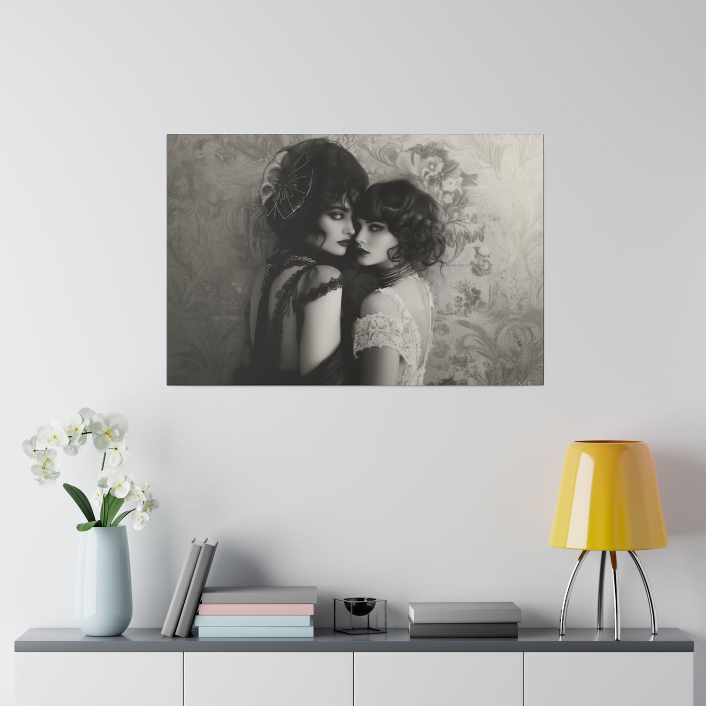 Timeless Love - Vintage Lesbian Erotica Canvas