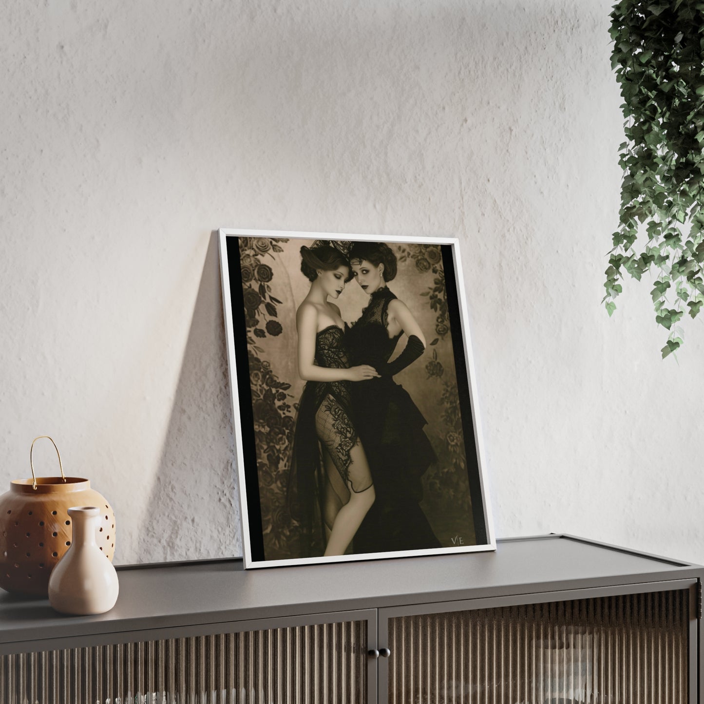 Classic Vintage Erotic Beauty - Vintage Lesbian Erotica Poster