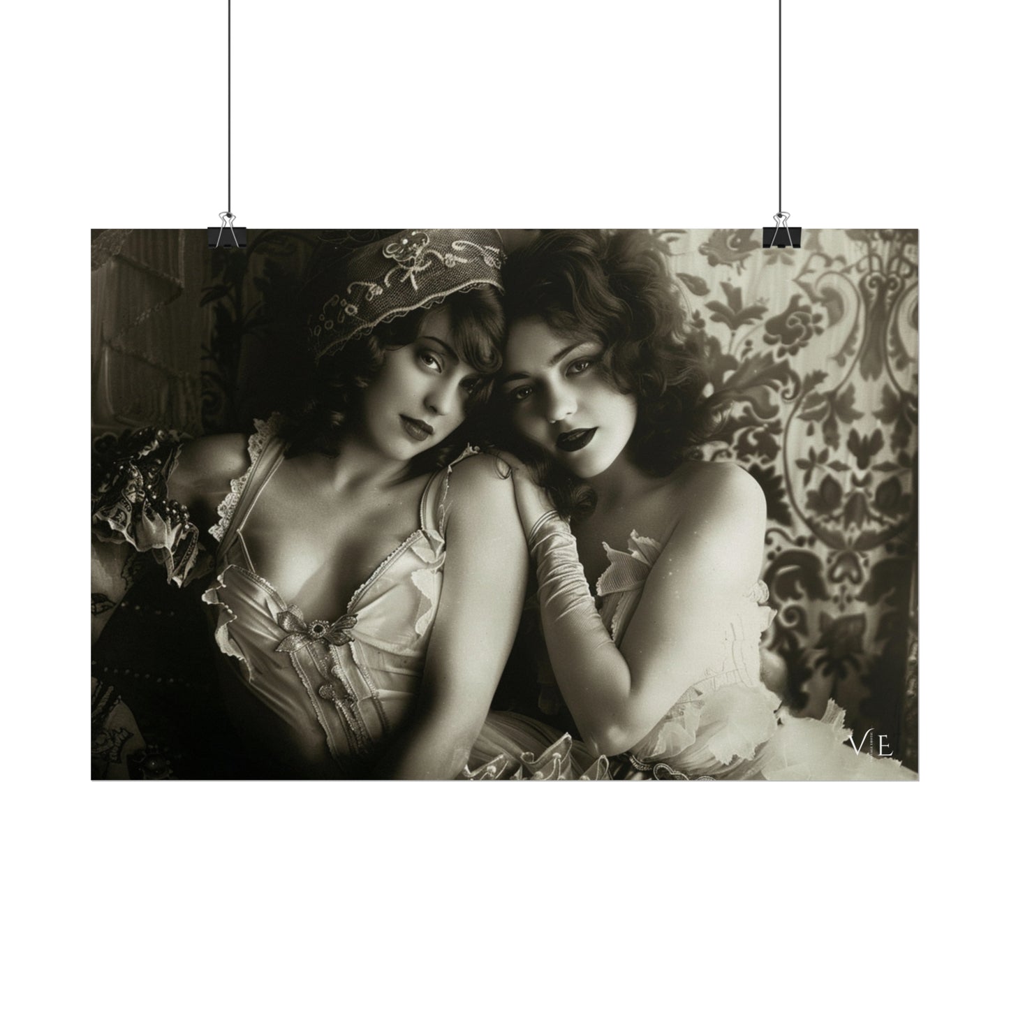 Beautiful Ladies - Vintage Erotica Lingerie Poster