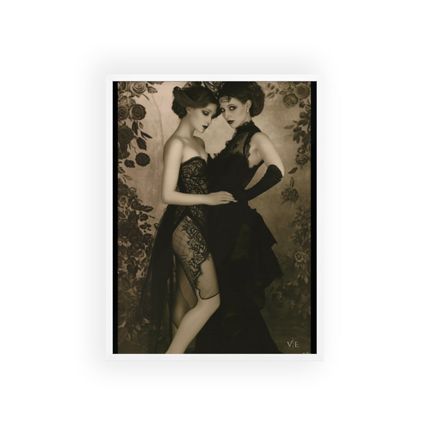 Classic Vintage Erotic Beauty - Vintage Lesbian Erotica Poster