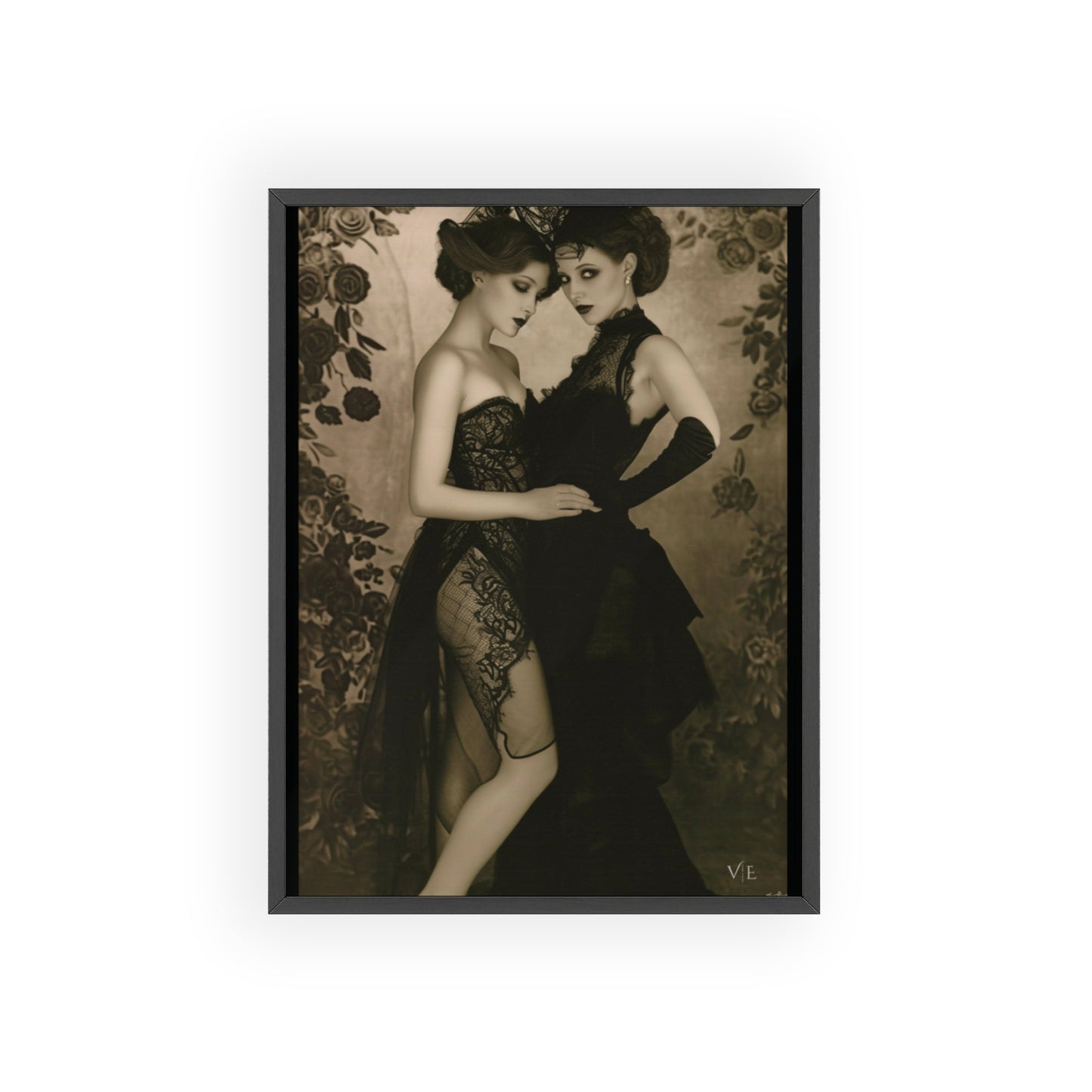 Classic Vintage Erotic Beauty - Vintage Lesbian Erotica Poster