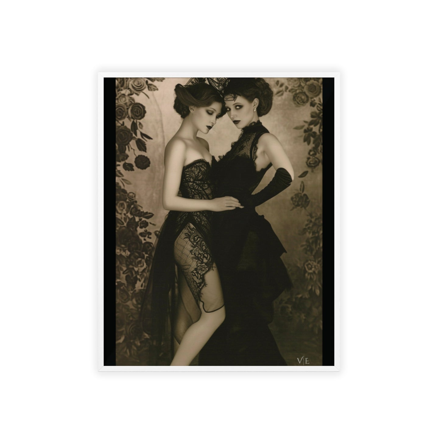 Classic Vintage Erotic Beauty - Vintage Lesbian Erotica Poster