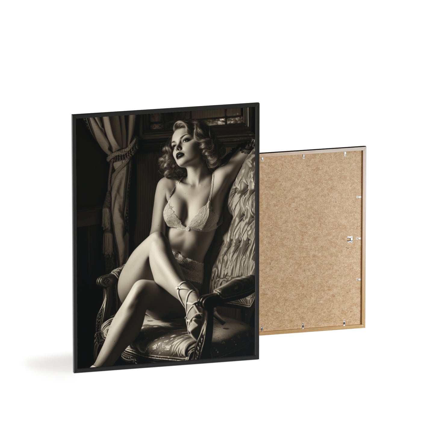 Beautiful Blonde Erotic Nostalgia Art Poster