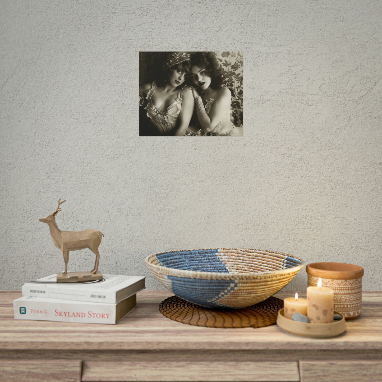 Beautiful Ladies - Vintage Erotica Lingerie Poster