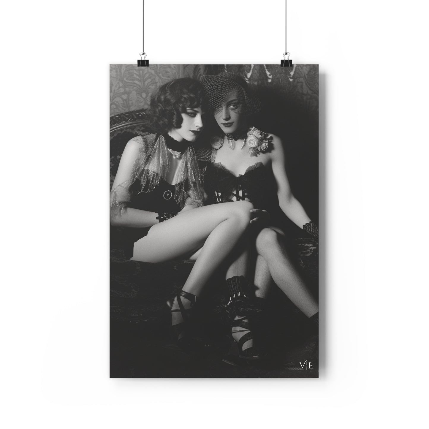 Two Lovelies - Classic Gay Erotic Art Poster