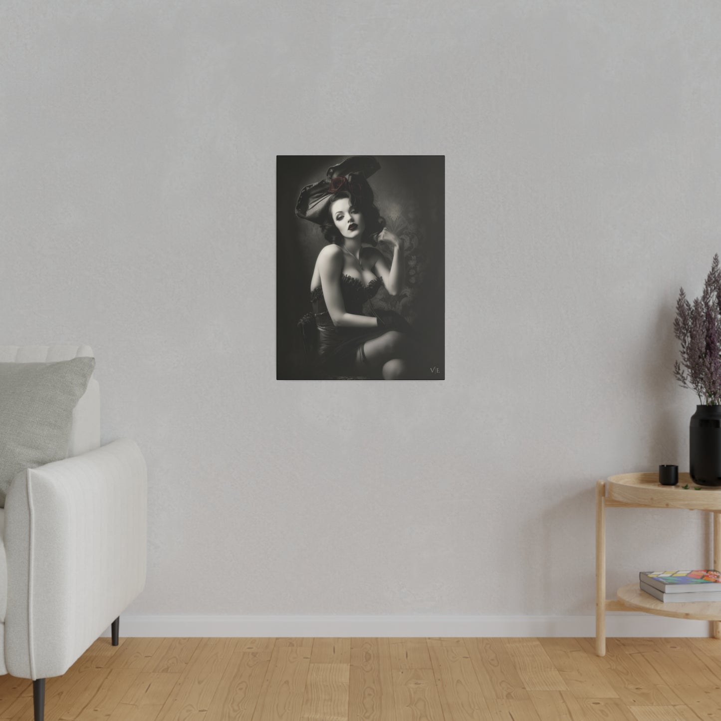 Stunning Vintage Elegance - Beautiful Woman Canvas