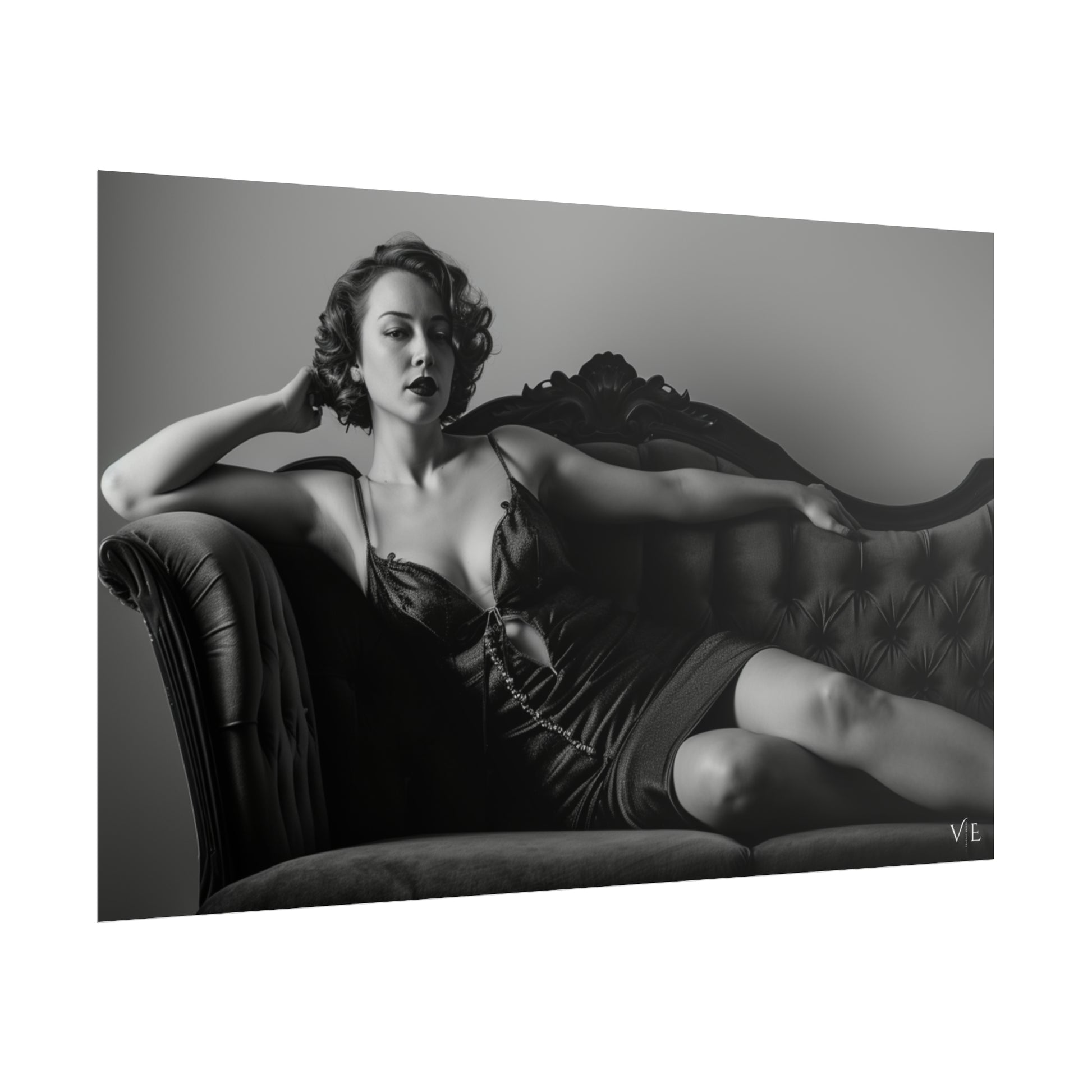 Black and White Vintage Poster 