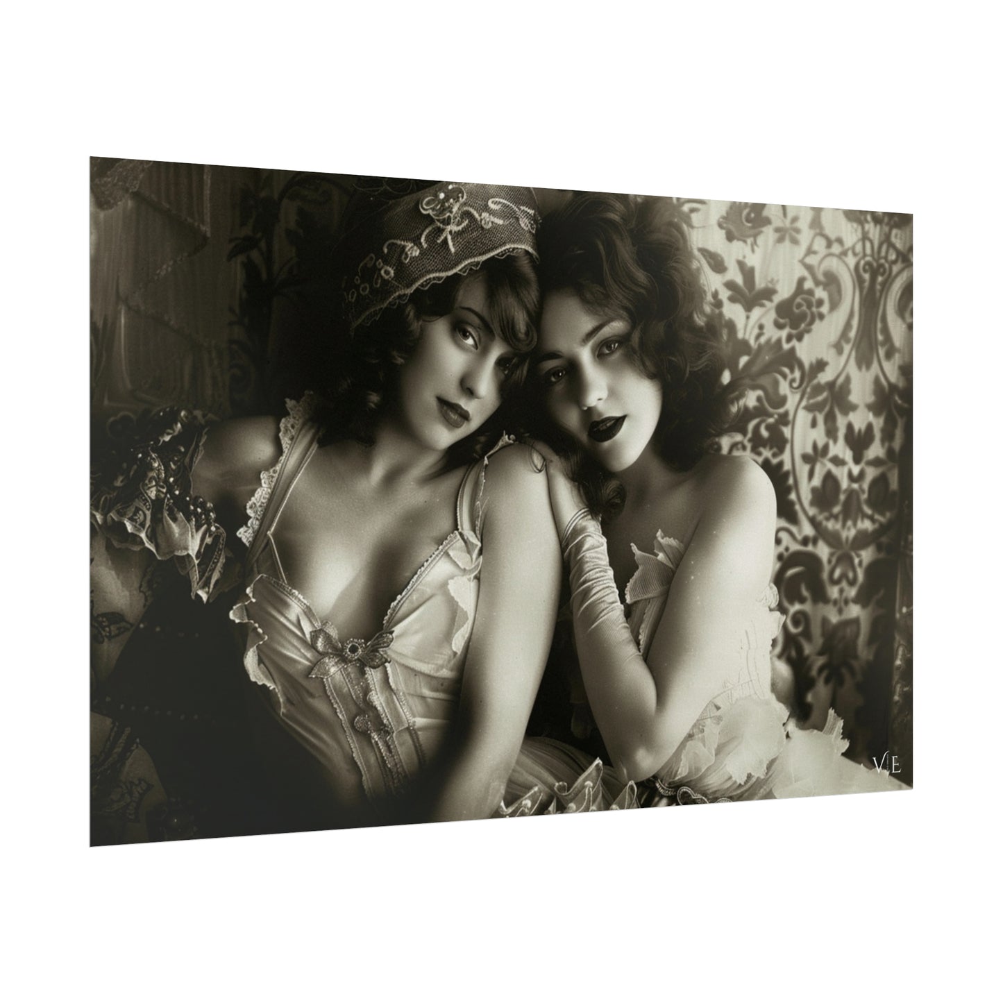 Beautiful Ladies - Vintage Erotica Lingerie Poster