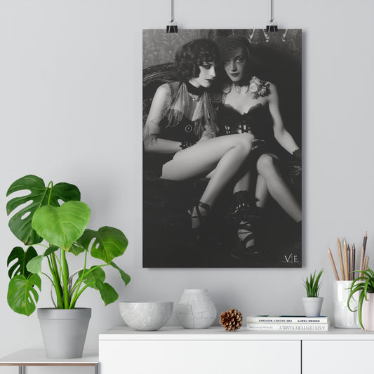 Two Lovelies - Classic Gay Erotic Art Poster